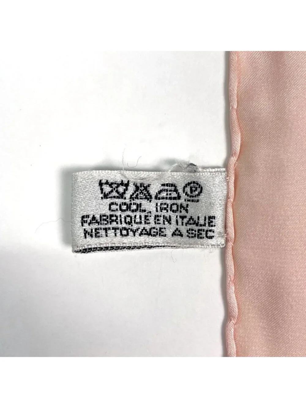 Chanel Scarf CC Logo Camellia Silk Pink Multicolor